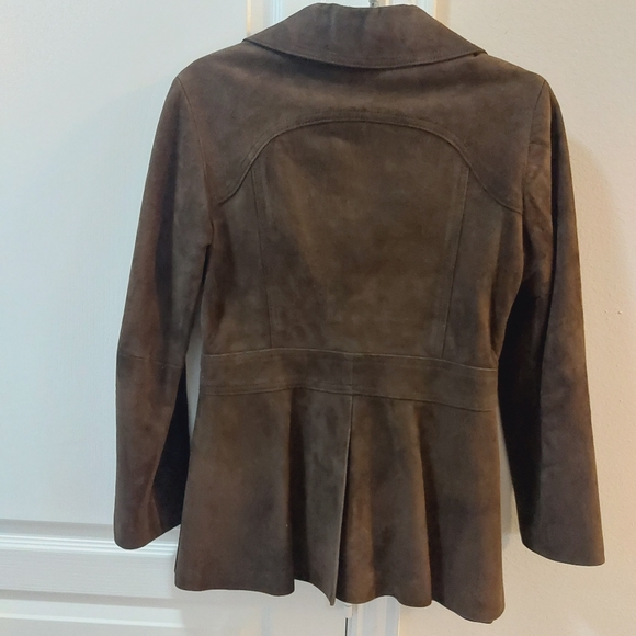 LEATHER FASHION Women's Brown Leather Jacket Size 34 - Picture 8 of 16